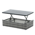 5 Set Wicker Furniture,Patio Furniture,Seasonal PE Wicker Furniture